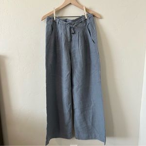 London Wrap Linen Trousers